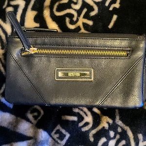 Kenneth cole reaction wallet Womens black gold